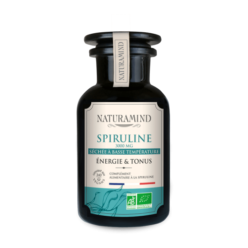 Spiruline BIO en comprimés 500mg Naturamind