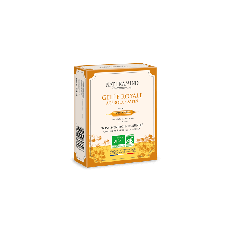 GELEE ROYALE BIO ACEROLA SAPIN Naturamind - Ampoules